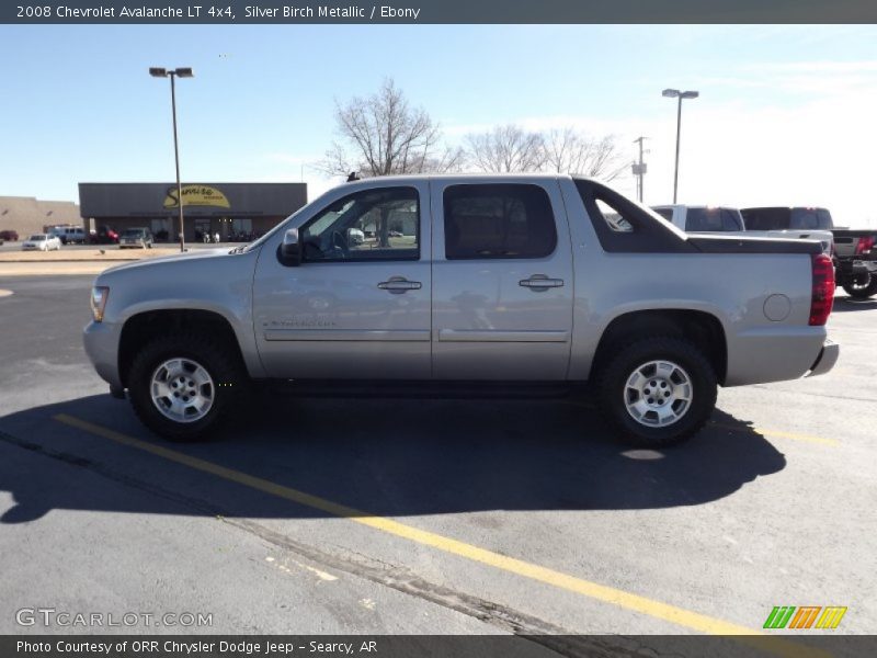 Silver Birch Metallic / Ebony 2008 Chevrolet Avalanche LT 4x4