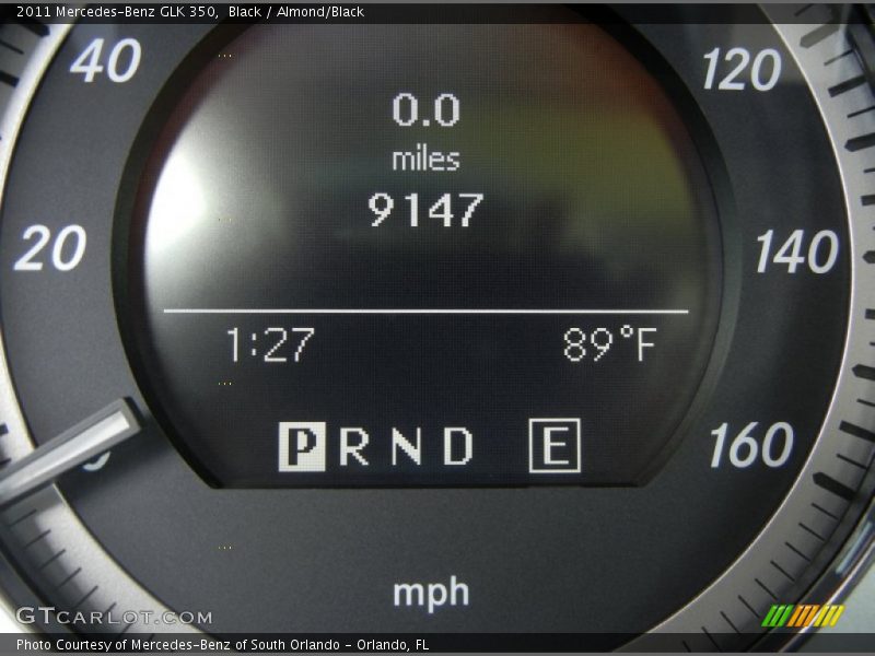 Black / Almond/Black 2011 Mercedes-Benz GLK 350