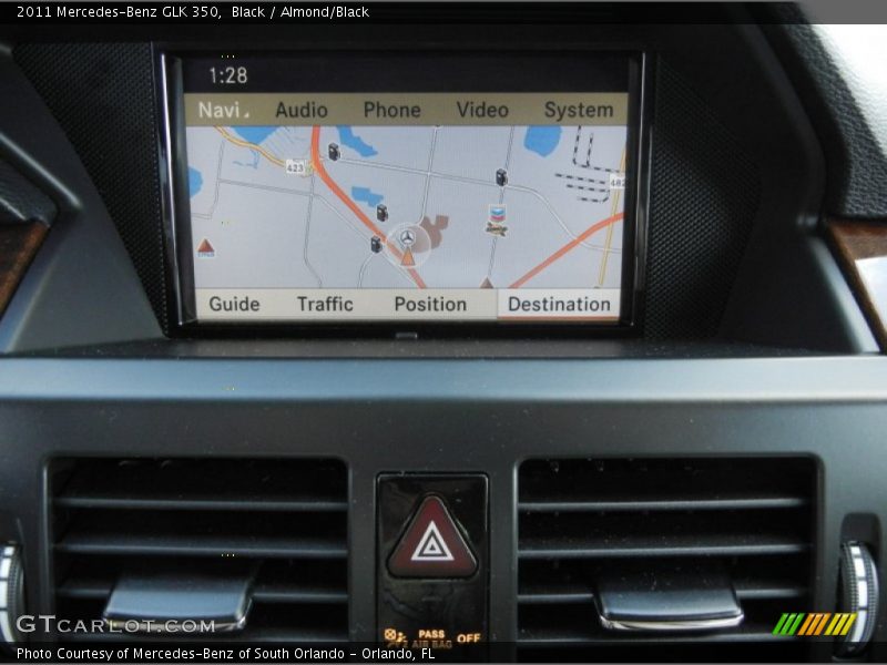 Navigation of 2011 GLK 350