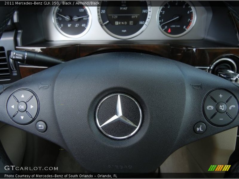 Black / Almond/Black 2011 Mercedes-Benz GLK 350