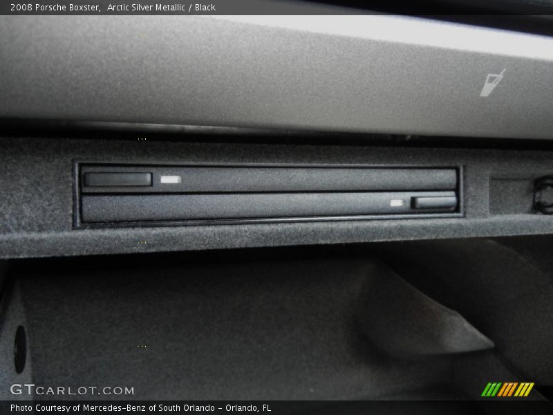 Arctic Silver Metallic / Black 2008 Porsche Boxster