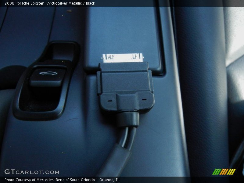 Arctic Silver Metallic / Black 2008 Porsche Boxster