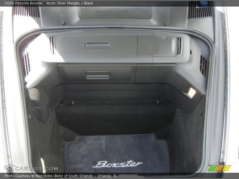 Arctic Silver Metallic / Black 2008 Porsche Boxster