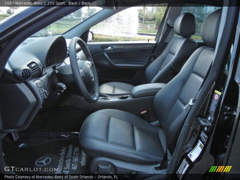  2007 C 230 Sport Black Interior