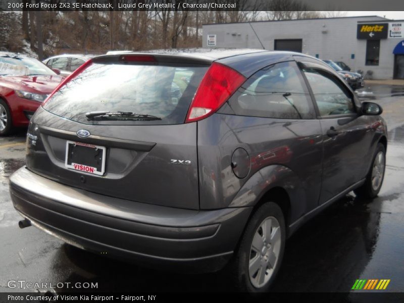 Liquid Grey Metallic / Charcoal/Charcoal 2006 Ford Focus ZX3 SE Hatchback