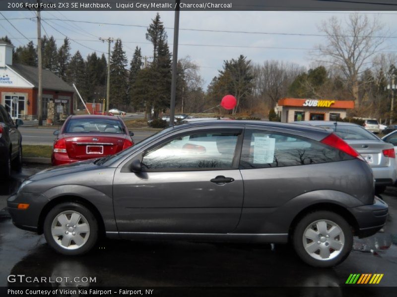 Liquid Grey Metallic / Charcoal/Charcoal 2006 Ford Focus ZX3 SE Hatchback