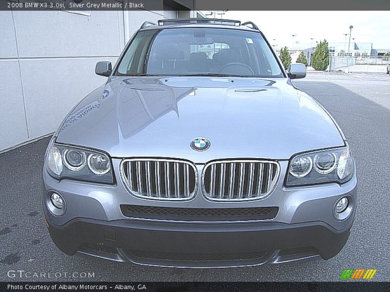 Silver Grey Metallic / Black 2008 BMW X3 3.0si