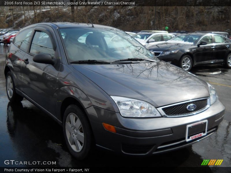 Liquid Grey Metallic / Charcoal/Charcoal 2006 Ford Focus ZX3 SE Hatchback