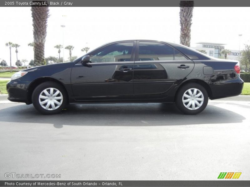 Black / Gray 2005 Toyota Camry LE