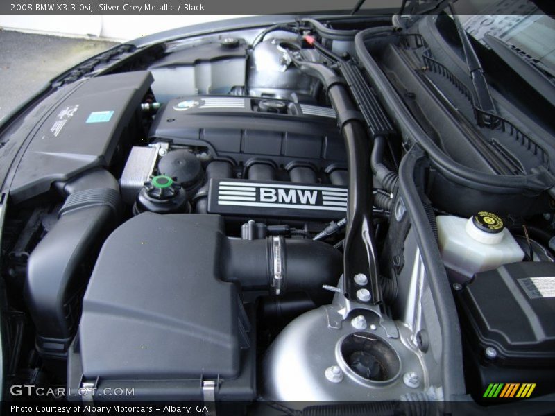 Silver Grey Metallic / Black 2008 BMW X3 3.0si