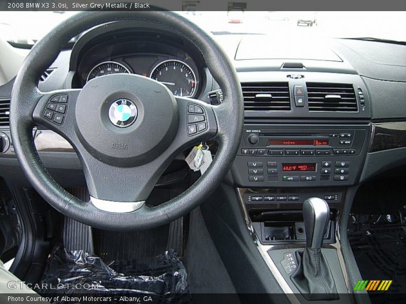 Silver Grey Metallic / Black 2008 BMW X3 3.0si