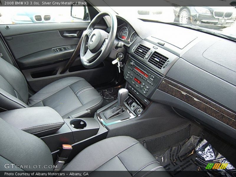 Silver Grey Metallic / Black 2008 BMW X3 3.0si