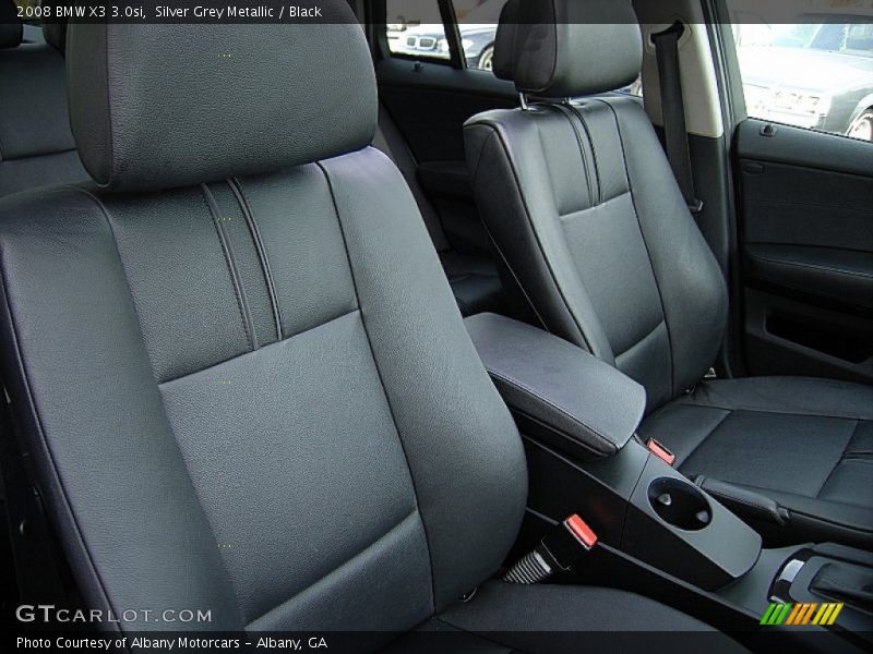 Silver Grey Metallic / Black 2008 BMW X3 3.0si