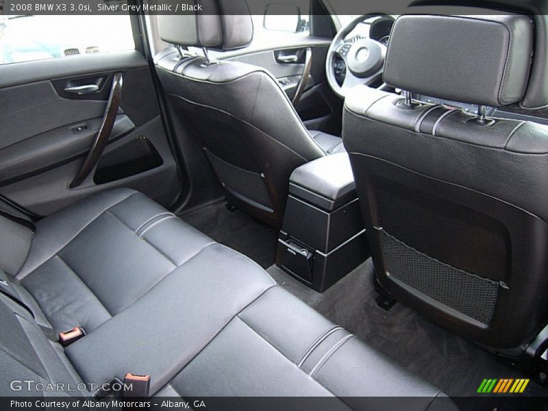 Silver Grey Metallic / Black 2008 BMW X3 3.0si