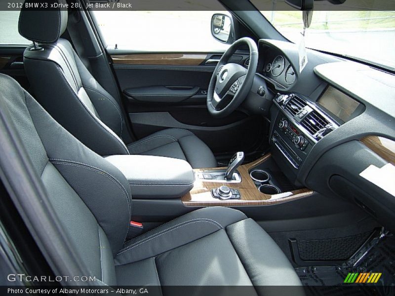 Jet Black / Black 2012 BMW X3 xDrive 28i