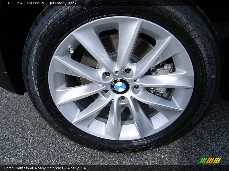 Jet Black / Black 2012 BMW X3 xDrive 28i