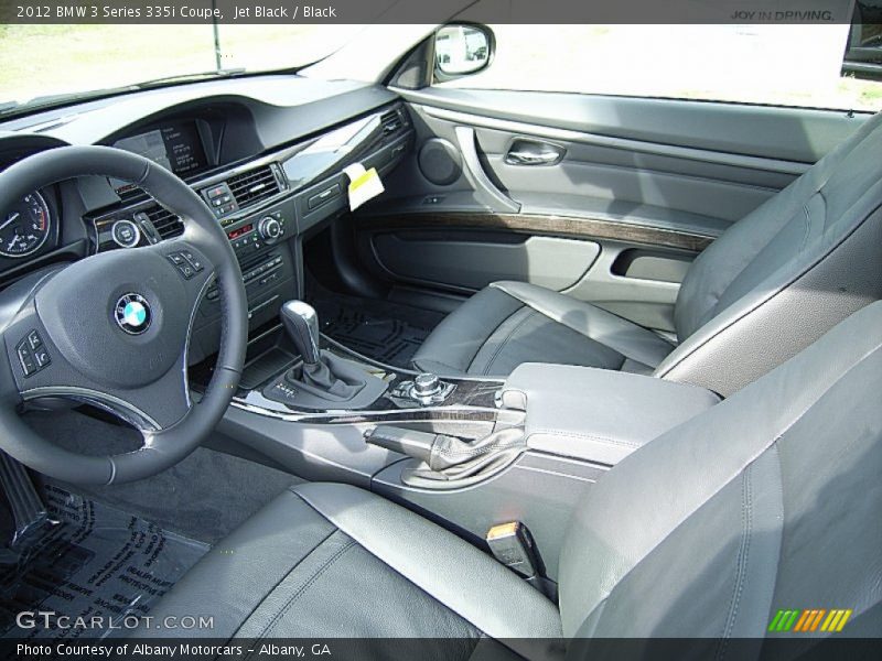 Jet Black / Black 2012 BMW 3 Series 335i Coupe