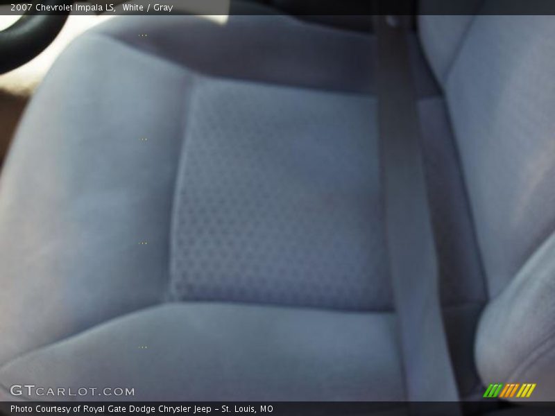 White / Gray 2007 Chevrolet Impala LS