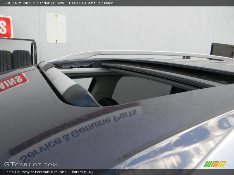 Deep Blue Metallic / Black 2008 Mitsubishi Outlander XLS 4WD