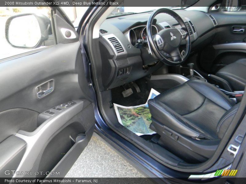 Deep Blue Metallic / Black 2008 Mitsubishi Outlander XLS 4WD