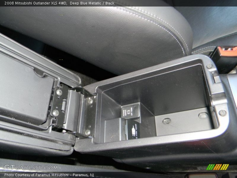 Deep Blue Metallic / Black 2008 Mitsubishi Outlander XLS 4WD