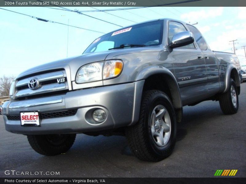 Silver Sky Metallic / Gray 2004 Toyota Tundra SR5 TRD Access Cab 4x4