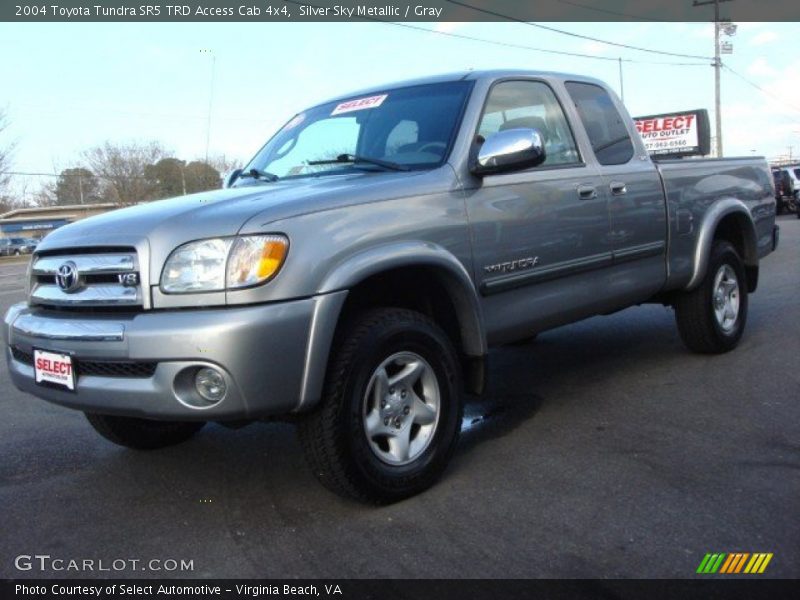 Silver Sky Metallic / Gray 2004 Toyota Tundra SR5 TRD Access Cab 4x4