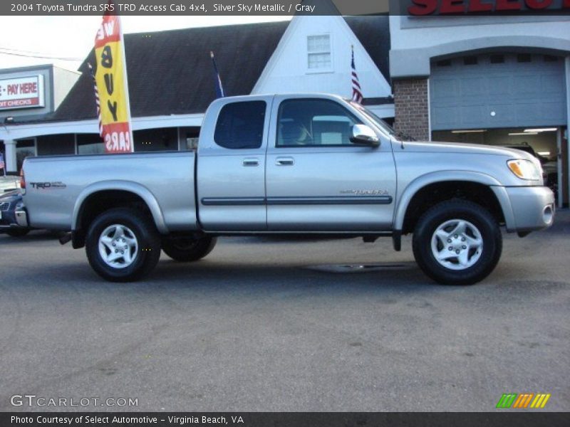 Silver Sky Metallic / Gray 2004 Toyota Tundra SR5 TRD Access Cab 4x4