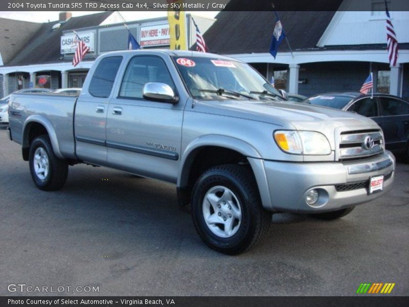 Silver Sky Metallic / Gray 2004 Toyota Tundra SR5 TRD Access Cab 4x4