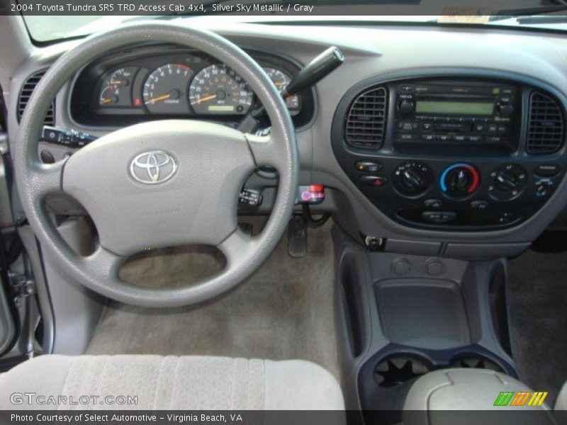 Silver Sky Metallic / Gray 2004 Toyota Tundra SR5 TRD Access Cab 4x4