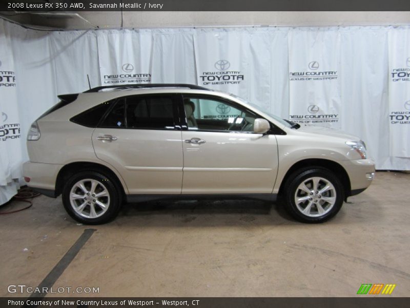 Savannah Metallic / Ivory 2008 Lexus RX 350 AWD