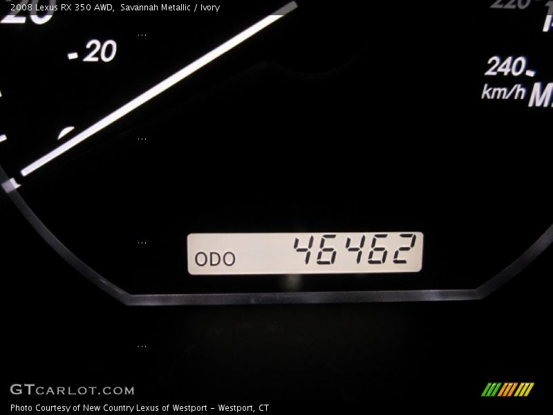 Savannah Metallic / Ivory 2008 Lexus RX 350 AWD