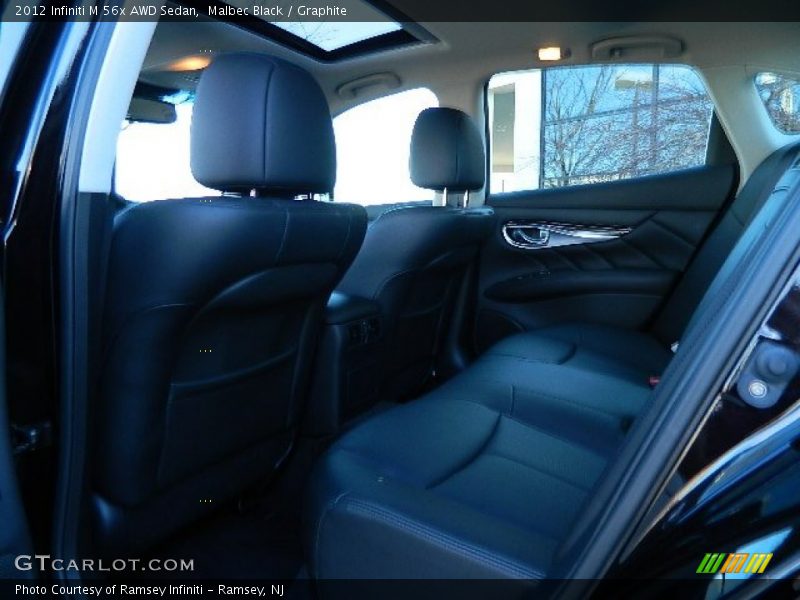 Malbec Black / Graphite 2012 Infiniti M 56x AWD Sedan