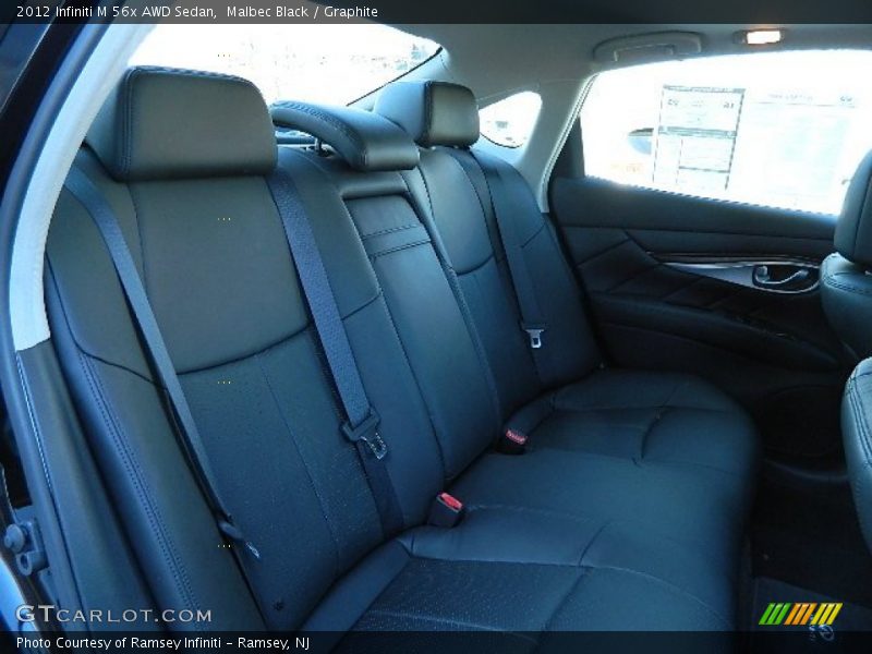 Malbec Black / Graphite 2012 Infiniti M 56x AWD Sedan