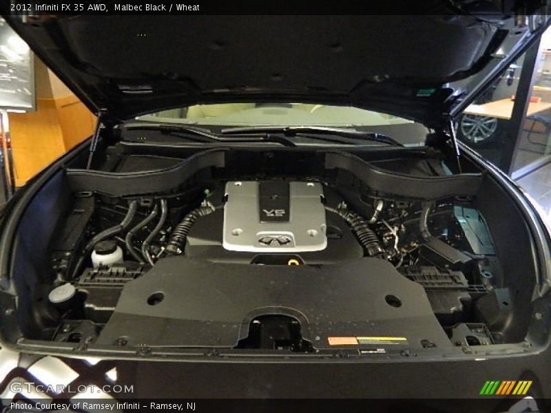 Malbec Black / Wheat 2012 Infiniti FX 35 AWD