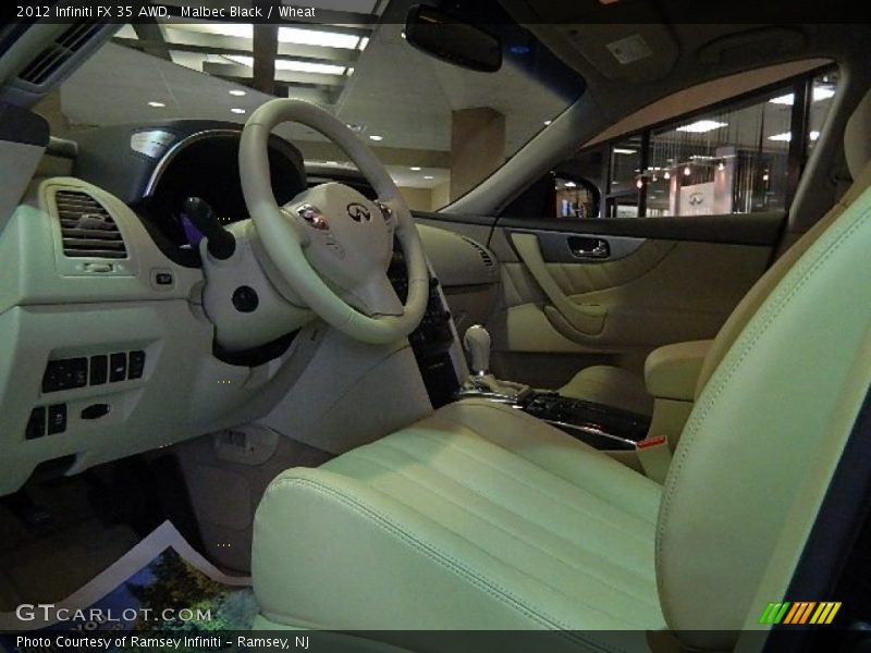 Malbec Black / Wheat 2012 Infiniti FX 35 AWD