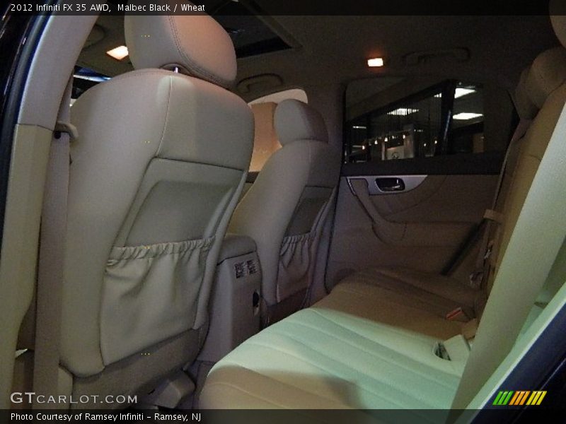 Malbec Black / Wheat 2012 Infiniti FX 35 AWD