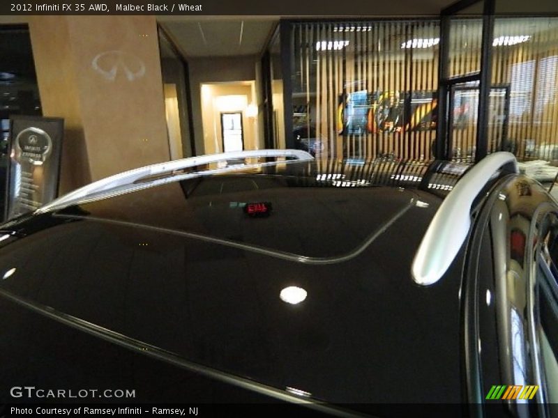 Malbec Black / Wheat 2012 Infiniti FX 35 AWD
