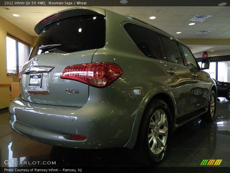 Mountain Sage / Wheat 2012 Infiniti QX 56 4WD