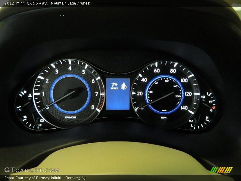  2012 QX 56 4WD 56 4WD Gauges