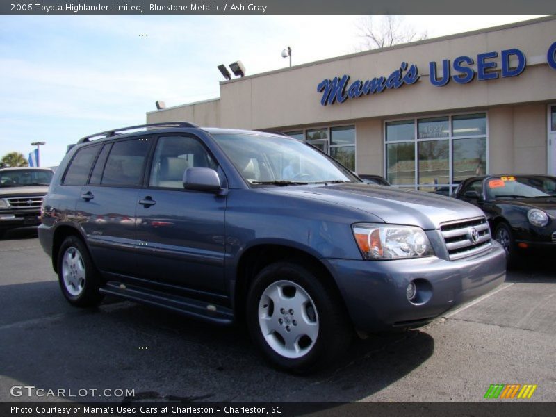Bluestone Metallic / Ash Gray 2006 Toyota Highlander Limited