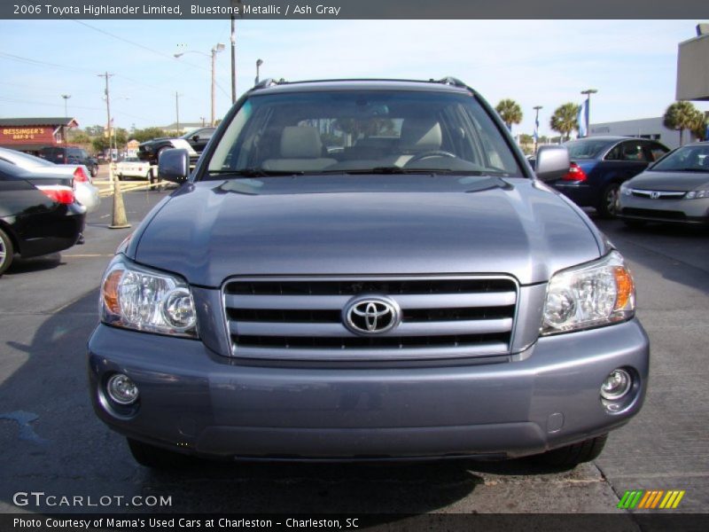 Bluestone Metallic / Ash Gray 2006 Toyota Highlander Limited