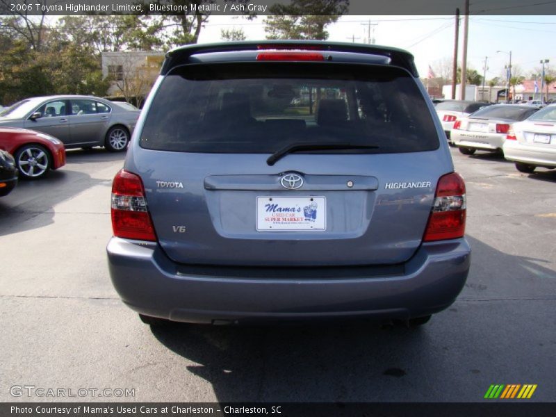 Bluestone Metallic / Ash Gray 2006 Toyota Highlander Limited
