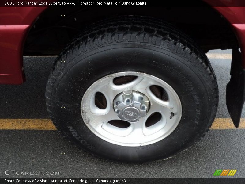 Toreador Red Metallic / Dark Graphite 2001 Ford Ranger Edge SuperCab 4x4