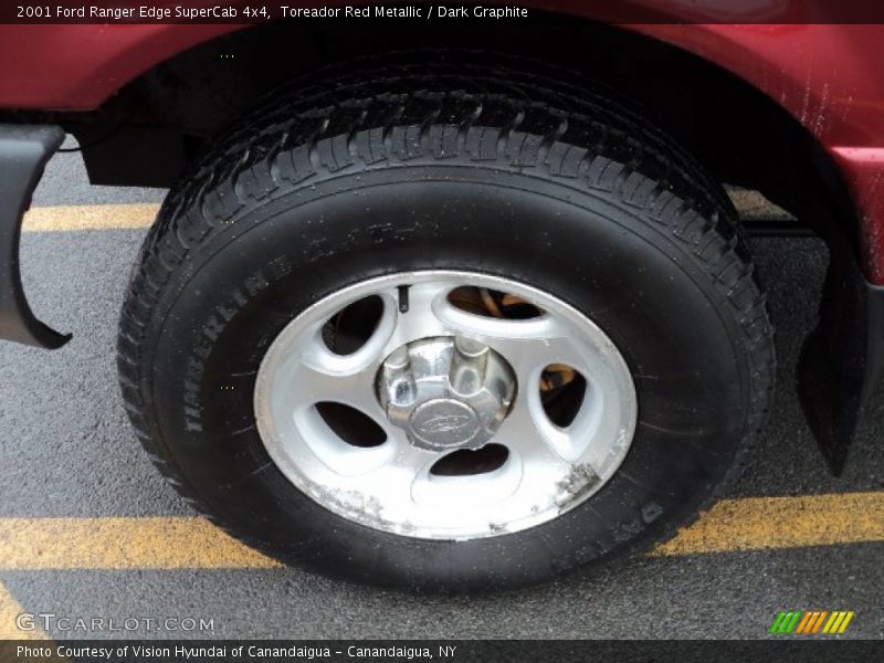 Toreador Red Metallic / Dark Graphite 2001 Ford Ranger Edge SuperCab 4x4