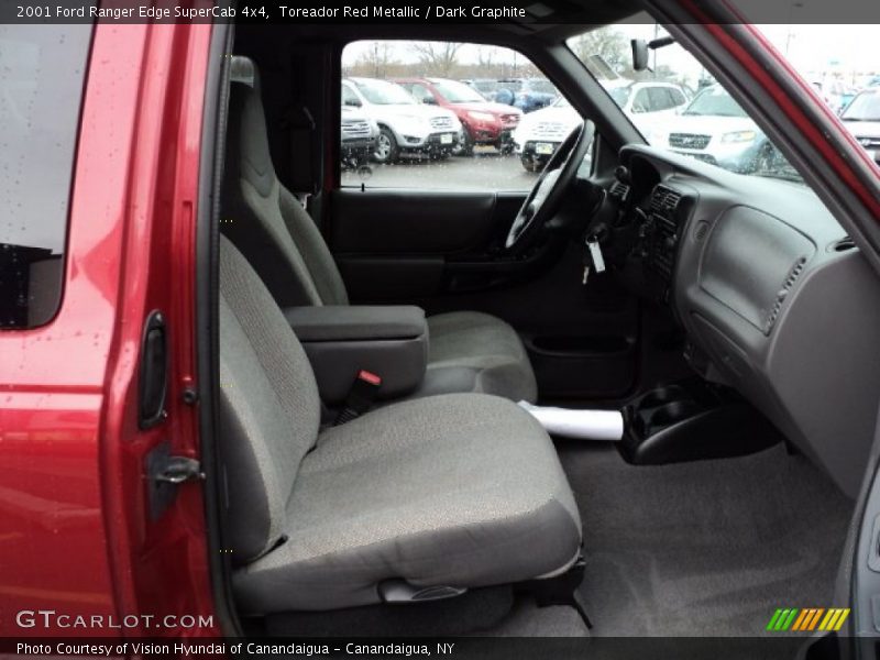 Toreador Red Metallic / Dark Graphite 2001 Ford Ranger Edge SuperCab 4x4