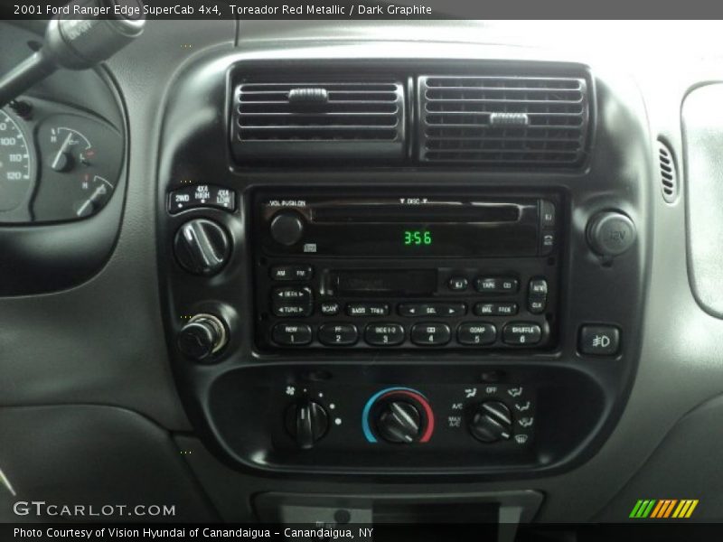 Toreador Red Metallic / Dark Graphite 2001 Ford Ranger Edge SuperCab 4x4