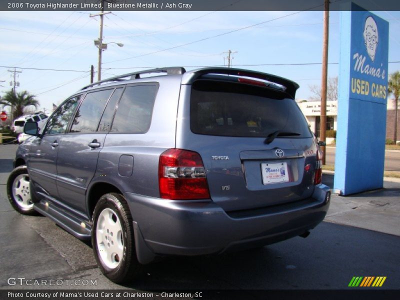 Bluestone Metallic / Ash Gray 2006 Toyota Highlander Limited