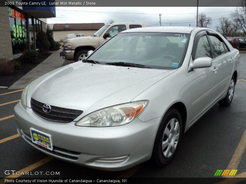 Lunar Mist Metallic / Stone 2003 Toyota Camry LE