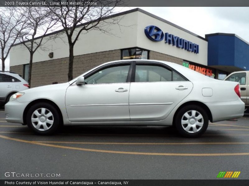 Lunar Mist Metallic / Stone 2003 Toyota Camry LE